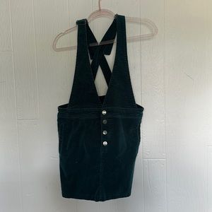 Velvet Button Up Dress